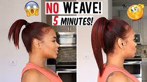 How To Get Long Hair In 5 Min Without Weave Hair Hacks Youtube Hair Hacks Long Hair Styles Natural Hair Styles Easy