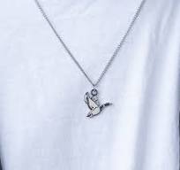 Duck - Stainless Steel Necklace and Pendant