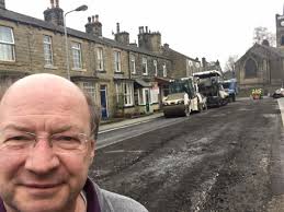 Silsden streets flooded by water pipe burst