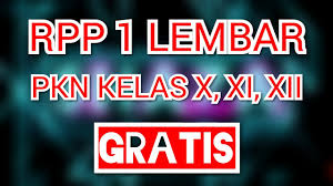 Rpp pkn 1 lembar kelas xi sma semester 1 tahun 2021.hallo sobat ilmuguru.org.pada kesempatan kali ini admin ingin share informasi mengenai penyusunan/pembuatan lengkap perangkat pembelajaran berupa rpp 1 lembar berdasarkan pertemuan mapel ppkn kelas 11 semester genap sma/ma kurikulum 2013 tahun 2021/2022. Rpp 1 Lembar Pkn Kelas X Xi Xii Youtube