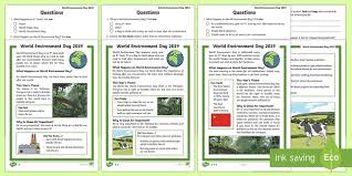 World environment day (wed) is a yearly event held on june 5th to raise global awareness of the need to take positive environmental action. Ks1 World Environment Day Air Pollution Differentiated Comprehension