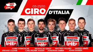 Download the vector logo of the giro d'italia brand designed by in coreldraw® format. Lotto Soudal Cycling Team To Giro D Italia Biketoday News