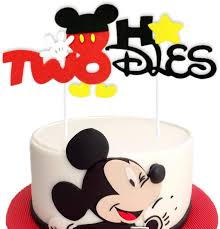 (0.0) stars out of 5 stars write a review. Amazon Com Kreatwow Mickey Cake Topper 2nd Birthday For Boy Oh Twodles Mickey Themed Second Birthday Party Supplies Cake Decorations Toys Games