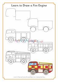 How to draw a fire truck step by step for beginners your share only fuel for our work please share if you got something from it, and be a motivator. Learn To Draw A Fire Engine