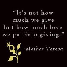 Give Without The Expectation Of Receiving Giving Quotes Mother Teresa Quotes Quotable Quotes