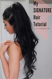 Half Up Half Down Hair My Signature Hairstyle Lavish Krish Hair Tutorial Half Up Half Down Hair Tutorial Hair Goals Color