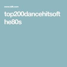 Top 100 80s Dance Songs Popular Music Chart Wedding Ideas