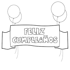 Feliz Cumpleaños Para Colorear