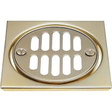 California Faucets 9160 Pbu Universal Polished Brass Uncoated Shower Drain Covers Tub Shower Accessories Efaucets Com Faucet Shower Drain Shower Accessories
