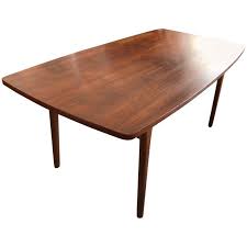 Boat Shaped Dining Table In Teak By Henning Kjaernulf For Bruno Hansen Extends In 2020 Dining Table Danish Dining Table Dining