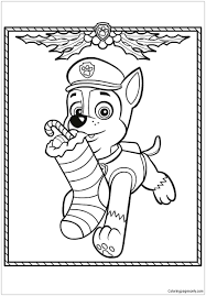 Paw patrol cartoon chase head coloring page. Chase And Skye Paw Patrol Coloring Pages Cartoons Coloring Pages Coloring Pages For Kids And Adults