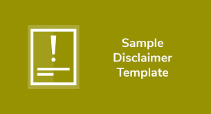 Check spelling or type a new query. Sample Disclaimer Template Privacy Policies
