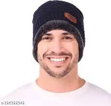 Price History of Winter Cap ( pack of 1 , black ) from Meesho 7376_5290934