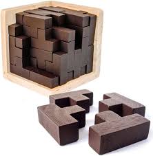 Though the pieces may seem like they'll never fit together, solving the puzzles is surprisingly easy! Buy Wooden Brain Teaser Puzzle Cube Wooden Puzzles T Shaped Jigsaw Logic Puzzle Educational Toy For Kids And Adults By Ahyuan Online In Slovakia B07kt564x2