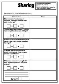 These skills are organized by grade, and you can move your mouse over any skill name to preview the skill. A Worksheet For Students Just Beginning To Learn About Sharing Division Includes A Range Of Wor Word Problems Division Word Problems Word Problem Worksheets