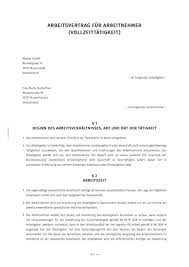 Arbeitsvertrag als ergänzung zum mündlichen arbeitsvertrag. Vollzeit Arbeitsvertrag Erstellen Smartlaw
