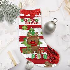 When my kids are looking for a craft, i usually give them a few coloured popsicle. Personalised Kids Christmas Stockings