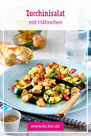 Hahnchenfilet Auf Zucchinisalat Rezept Lecker Zucchinisalat Hahnchen Filet Hahnchenfilet