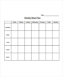free 14 diet plan templates pdf