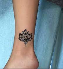 Lotus Flower Inside Ankle Tattoo Inside Ankle Tattoos Ankle Tattoo Tattoos