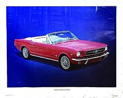 Image result for Poppy Red 1964 Mustang