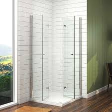 Meykoe Duschkabine 90x90cm Eckeinstieg Duschabtrennung Duschwand Glas Duschtur Falttur Eckdusche Duschtrennwand Aus 6mm Duschabtrennung Duschkabine Eckduschen