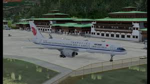 P3dv4 Extreme Appr Ep1 Paro Bhutan Vqpr Pbh Captain Sim 757 Air China Runway 33 Cockpit View