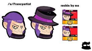 Brawl stars otome | mortis. Hat Or No Hat This Is The Problem Final Art Of Mortis S Reskin I Put A Lot Of Effort Into It Brawlstars