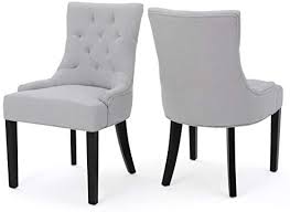 There are over 25 special value prices on gray dining room sets. Christopher Knight Home Hayden Fabric Dining Chairs 2 Pcs Set Light Grey Buy Online At Best Price In Uae Amazon Ae