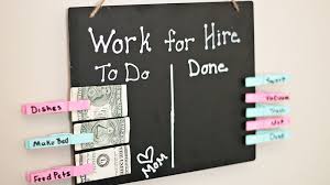 easy diy chalkboard money for chores chart with video