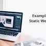 Static web pages examples from tihalt.com