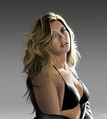 No spoiler] Katheryn Winnick , digital oil, me , 2021 : rvikingstv