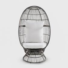 Latigo Swivel Patio Egg Chair Brown Opalhouse Hanging Egg Chair Wicker Patio Chairs Egg Chair