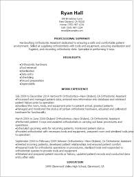 Orthodontic Assistant Resume Sample Resumesdesign Dental Assistant Job Description Dental Assistant Jobs Dentist Resume