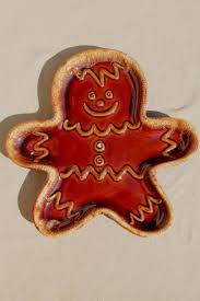 Chewy, no chill, perfectly spiced gingerbread men cookies are a must to bake and decorate during the holidays! Vintage Hull Brown Drip Glaze Pottery Gingerbread Man Holiday Cookie Shape Plate Or Serving Tray
