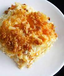 Cheesy Hash Brown Potatoes Cheesy Hashbrowns Food Recipes