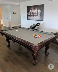 7 Foot Traditional Mahogany 10 Year Old Cl Bailey Duchess Brand New Steel Grey Tour Edition Cloth Billiards Dkbilliards Play Billiards Mahogany Play Pool