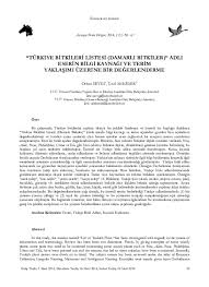 Pdf Turkiye Bitkileri Listesi Adli Eserin Bilgi Kaynagi Ve Terim Yaklasimi Uzerine Degerlendirmeler Unal Akkemik Academia Edu