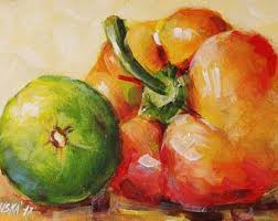 Strawberries Original Oil Painting Still Life Painting Boba Etsy Original Oil Painting Painting Still Life Painting
