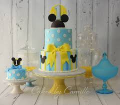 Bizcocho De Mickey Mouse Azul Mickey Mouse First Birthday Cake And Smash Cake Mickey Mouse Smash Cake Cakes By Camille Llc Mickey Yminnie Pinterest Birthday Mickey 1st Birthdays Y