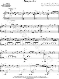 Pianonow Despacito Sheet Music Piano Solo In B Minor Download Print Piano Sheet Music Sheet Music Piano Sheet Music Free