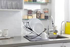 umbra xdry folding dish rack with