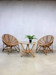 Vintage Rattan Bamboo Coffee Table From Rohe Noordwolde 2 Bamboo Coffee Table Rattan Bamboo Furniture