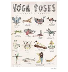 Vulnerable Species Yoga Poses Etsy Animal Yoga Vulnerable Species Butterfly Pose