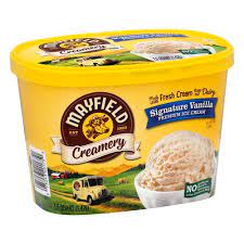 Mayfield Vanilla Select Ice Cream 1 50 Quart Harris Teeter