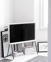 Samsung S Serif Tv Designed By The Bouroullec Brothers Simple Contemporary Design That Fits Simple Living Room Designs Simple Living Room Living Room Designs