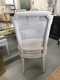 All of the chairs were painted black before, but it's been years since i had painted the chairs black and so the paint was starting to wear off and in need of some fresh paint. Set Of 8 Vintage Cane Back Dining Chairs Park Eighth