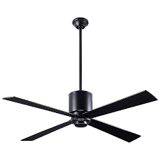The cirrus modern fan features a simple, vertical orientation appropriate to contemporary architecture. Modern Fan Company Lapa Ceiling Fan Lap Db 50 Bk Nl 003 Size 50 Body Finish Dark Bronze Blade Color Black