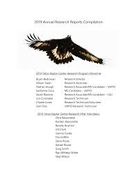 2019 Annual Research Reports Compilation