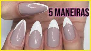 Pode ser feita com uma única cor em todas as unhas ou usando uma variação de cores. 5 Francesinhas Perfeitas Para Unhas Amendoadas Redondas French Nails Unhas Da Lala Youtube